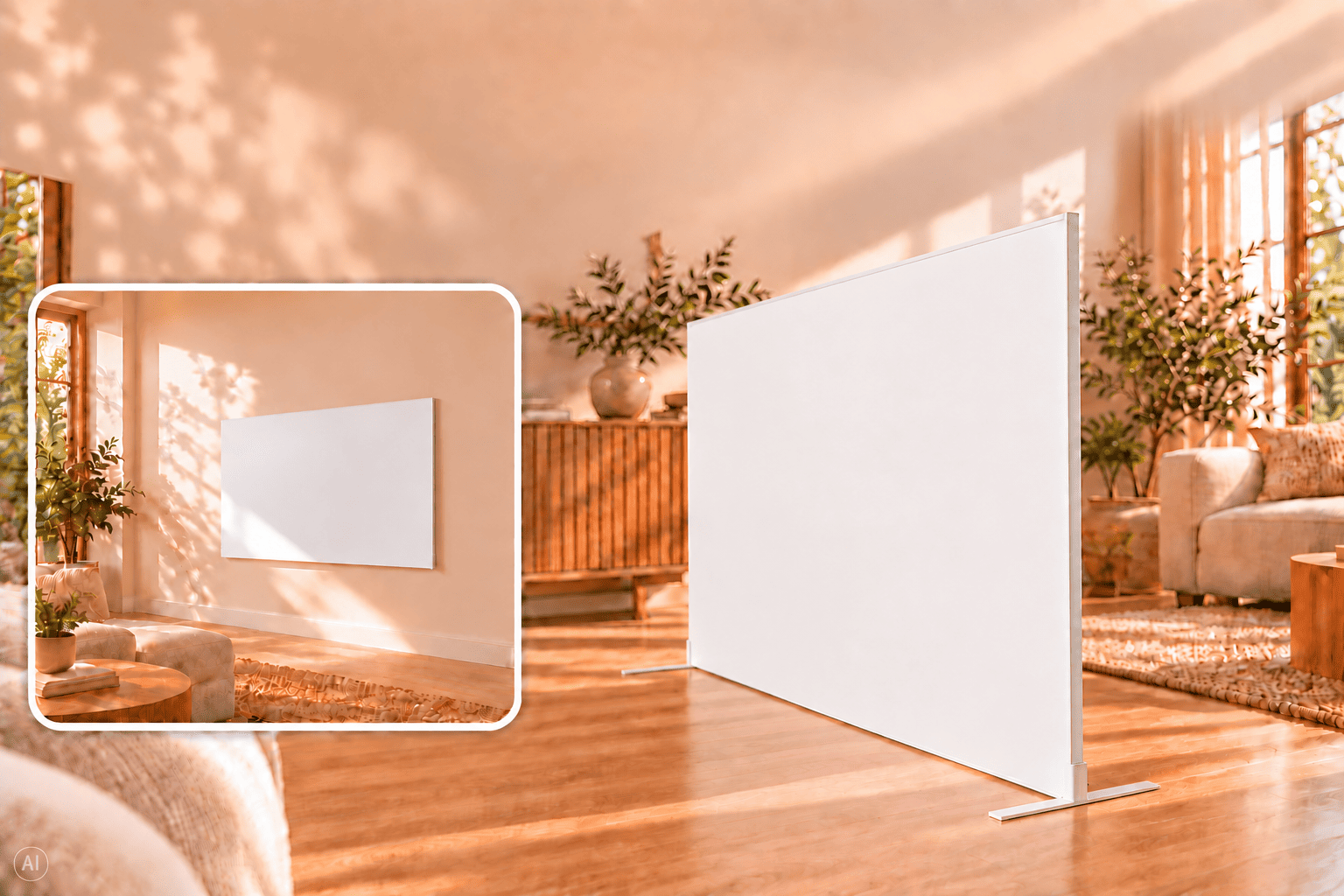 Infraboost 850 W IR panel z WiFi, daljincem in stojali